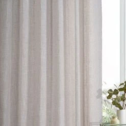 EFF Heavy Faux Linen Window Curtain 12 EFF Heavy Faux Linen Window Curtain -Greenland Home Fashions Shop 5478899 ALT5