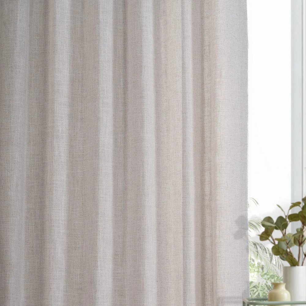 EFF Heavy Faux Linen Window Curtain 7 EFF Heavy Faux Linen Window Curtain - Image 5