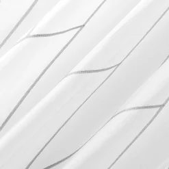 Scott Living Azlan Geometric Embroidery Sheer Rod Pocket Window Curtain -Greenland Home Fashions Shop 5483870 ALT2