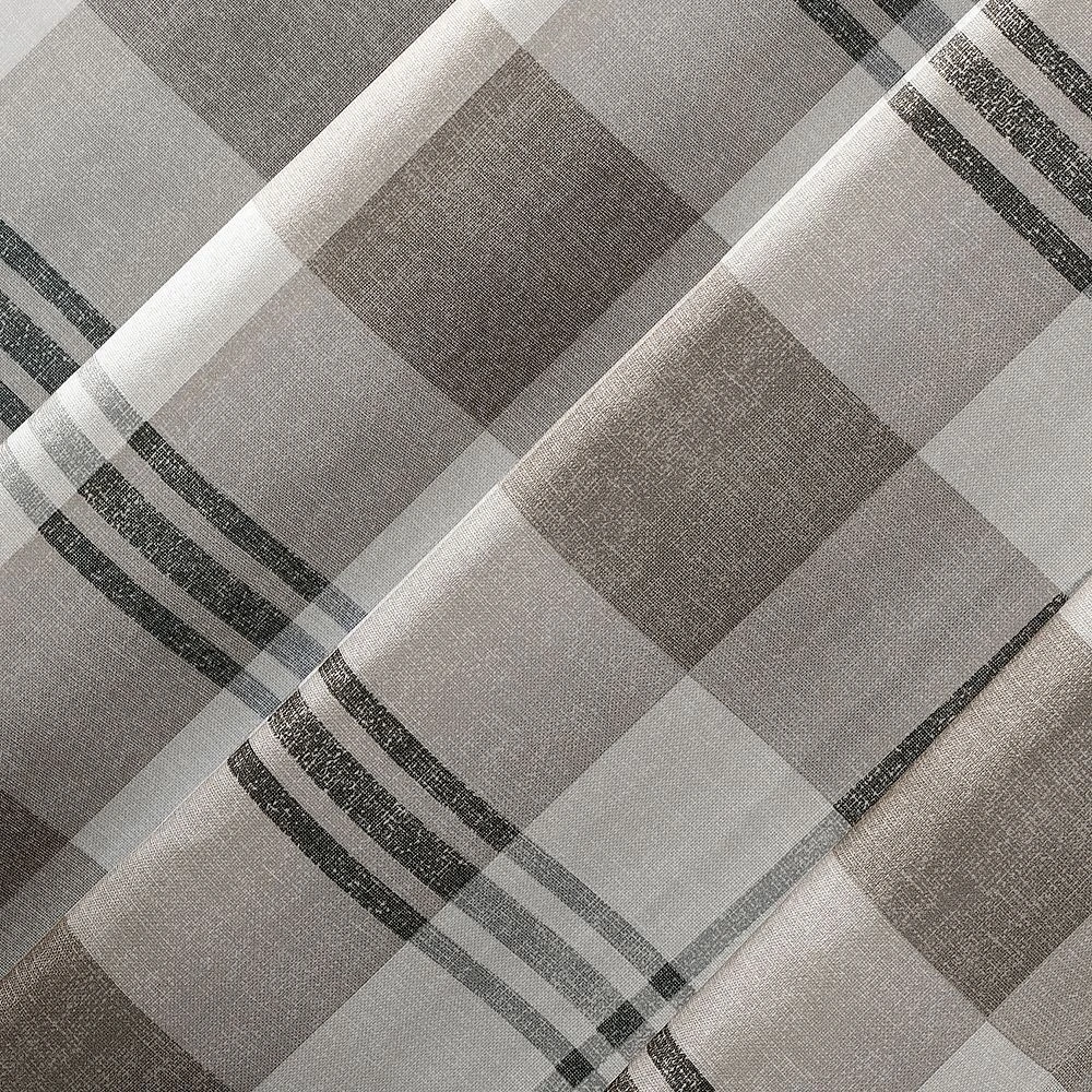 Scott Living Harrison Plaid Print Semi-Sheer Grommet Window Curtain 4 Scott Living Harrison Plaid Print Semi-Sheer Grommet Window Curtain - Image 2