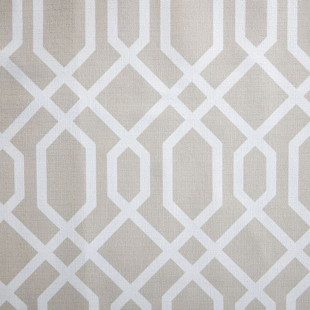 SunSmart Tatum 1-panel Room Darkening Printed Ogee Texture Grommet Top Window Curtain 6 SunSmart Tatum 1-panel Room Darkening Printed Ogee Texture Grommet Top Window Curtain - Image 4