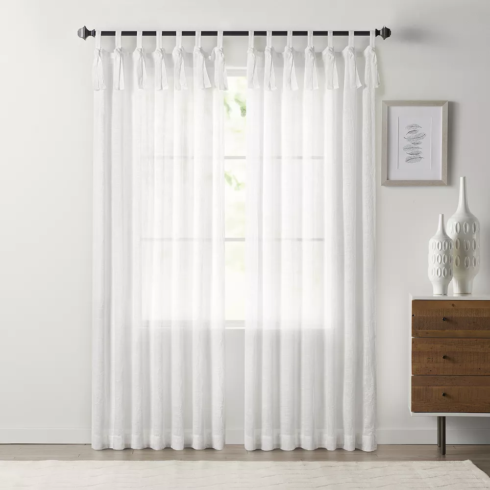 Sonoma Goods For Life® Textured Sheer Window Curtain 3 Sonoma Goods For Life® Textured Sheer Window Curtain