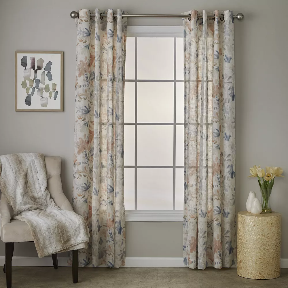 SKL Home Painted Garden 1-panel Window Curtain 6 SKL Home Painted Garden 1-panel Window Curtain - Image 4