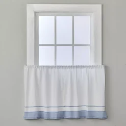 SKL Home Carrick Stripe Window Tier Pair