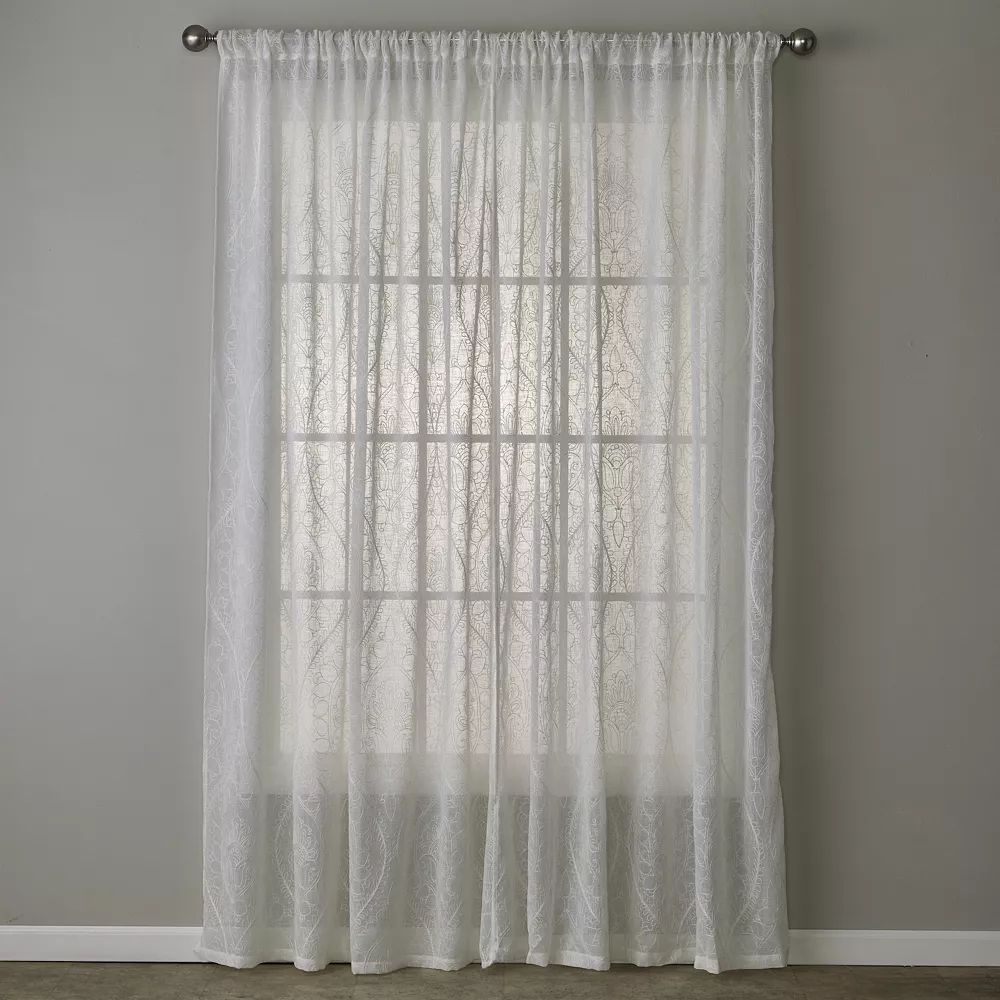 SKL Home Isabella Lace 1-panel Window Curtain 4 SKL Home Isabella Lace 1-panel Window Curtain - Image 2