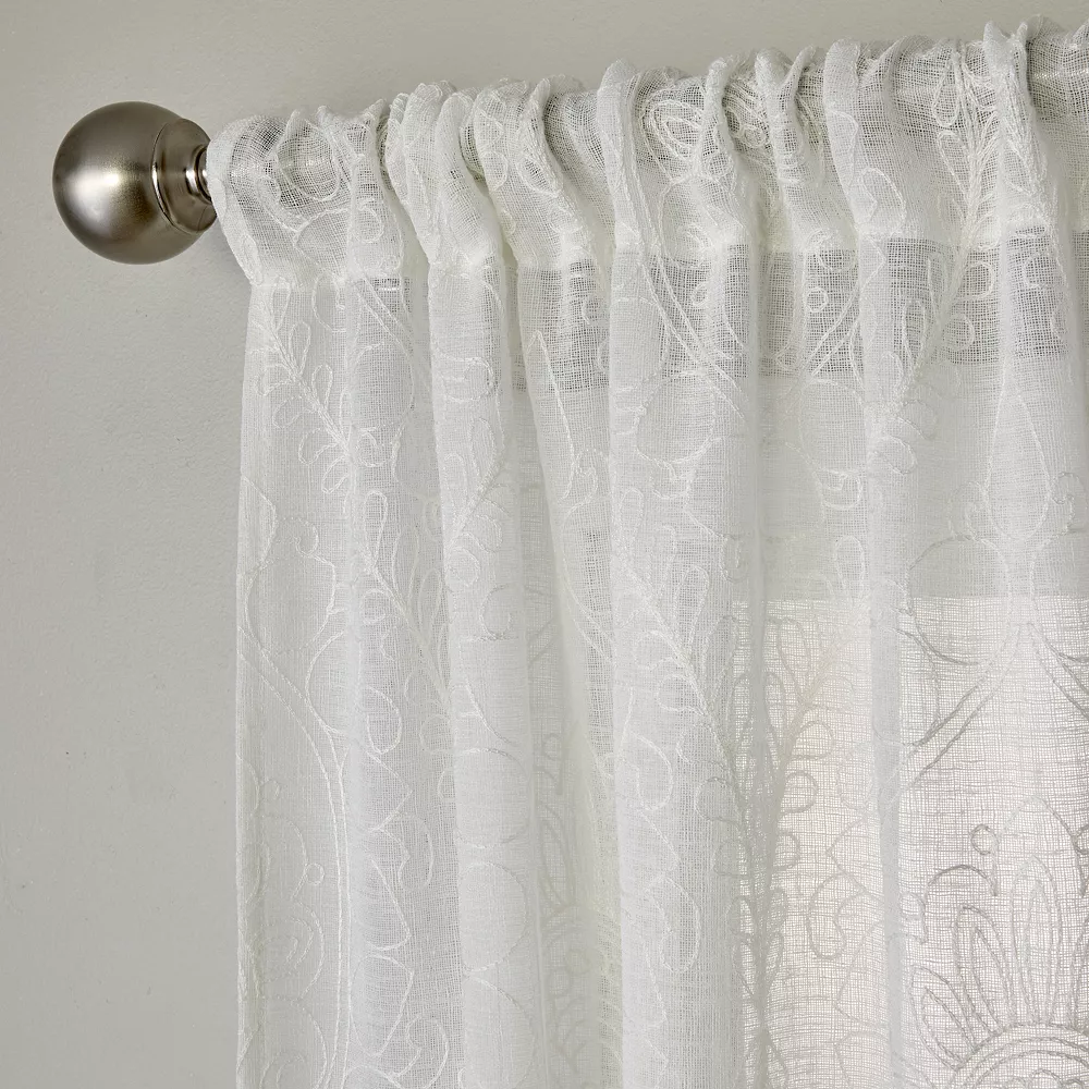 SKL Home Isabella Lace 1-panel Window Curtain 6 SKL Home Isabella Lace 1-panel Window Curtain - Image 4