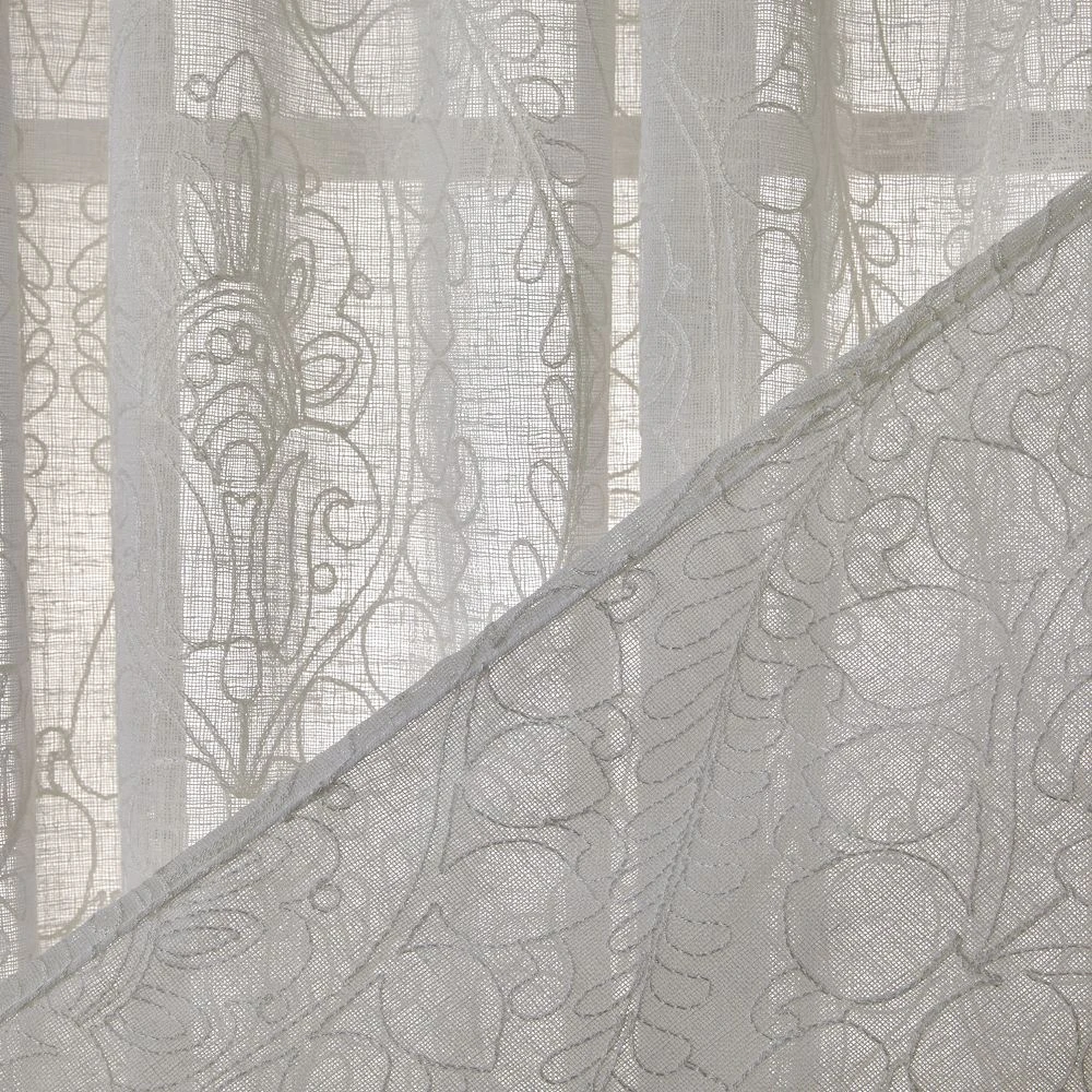 SKL Home Isabella Lace 1-panel Window Curtain 7 SKL Home Isabella Lace 1-panel Window Curtain - Image 5