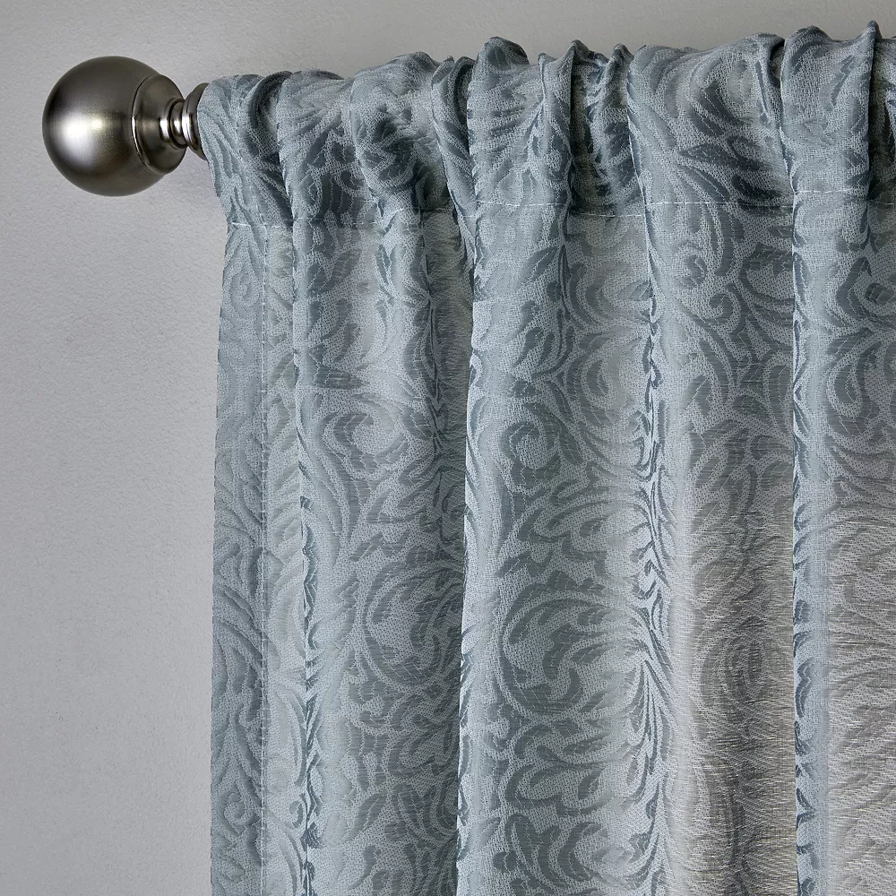 SKL Home Soft Swirl 1-panel Window Curtain 5 SKL Home Soft Swirl 1-panel Window Curtain - Image 3