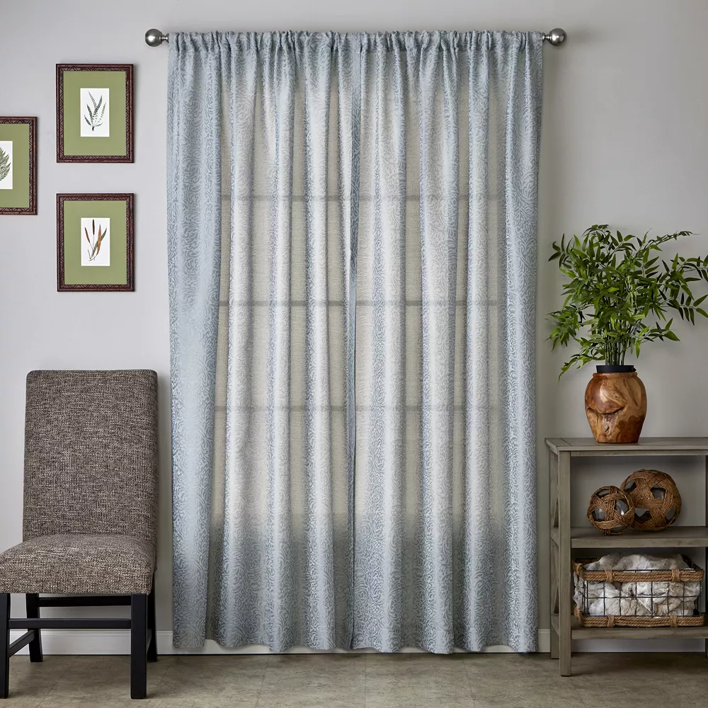 SKL Home Soft Swirl 1-panel Window Curtain 7 SKL Home Soft Swirl 1-panel Window Curtain - Image 5