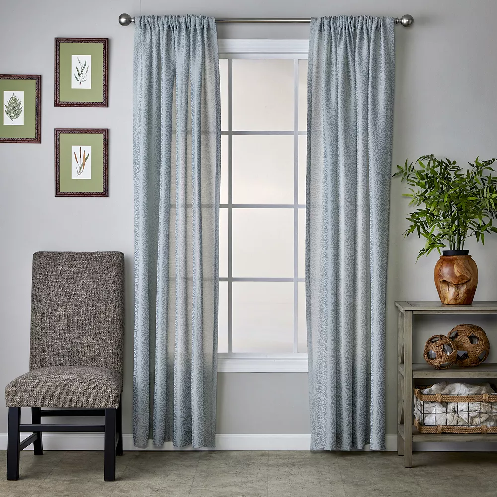 SKL Home Soft Swirl 1-panel Window Curtain 3 SKL Home Soft Swirl 1-panel Window Curtain