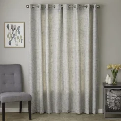 SKL Home Textured Crosshatch 1-panel Window Curtain -Greenland Home Fashions Shop 5485695 ALT7