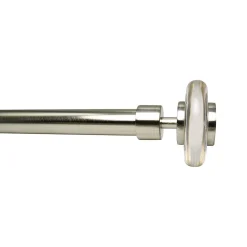 Versailles Home Fashions Versailles' Crystale Aura Finial Rod Set