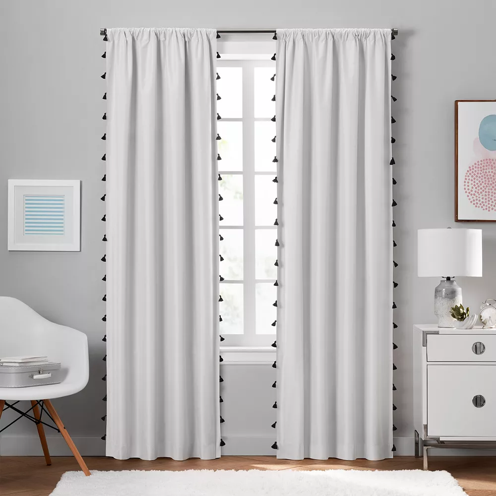 The Big One Kids™ 2-pack Tassel Blackout Window Curtains 3 The Big One Kids™ 2-pack Tassel Blackout Window Curtains