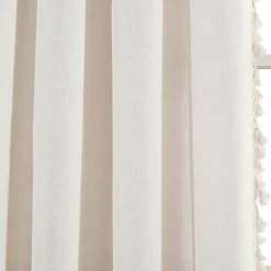 Lush Décor Lush Decor Linen Tassel 1-pack Window Curtain -Greenland Home Fashions Shop 5526445 ALT4