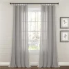 Lush Décor Lush Decor Linen Tassel 1-pack Window Curtain -Greenland Home Fashions Shop 5526445 Light Gray