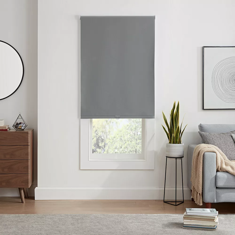 Eclipse Arbor Solid 100% Total Blackout Cordless Roller Shade 72" Length 3 Eclipse Arbor Solid 100% Total Blackout Cordless Roller Shade 72" Length