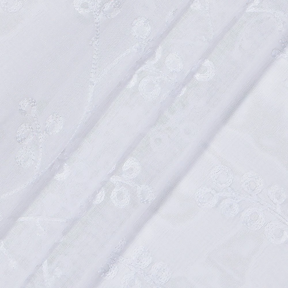 Waverly Indochina Rod Pocket Back Tab Sheer Window Curtain Panel 6 Waverly Indochina Rod Pocket Back Tab Sheer Window Curtain Panel - Image 4