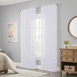 Waverly Indochina Rod Pocket Back Tab Sheer Window Curtain Panel 12 Waverly Indochina Rod Pocket Back Tab Sheer Window Curtain Panel -Greenland Home Fashions Shop 5556642 ALT4