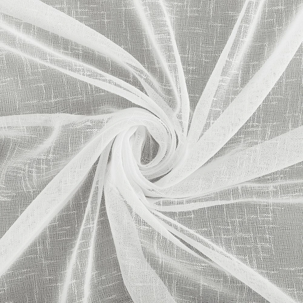 Archaeo Archaeo Burlap Weave Linen Blend Tab Top Window Curtain 6 Archaeo Archaeo Burlap Weave Linen Blend Tab Top Window Curtain - Image 4