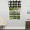 Sweet Home Collection Courtyard Grommet Plaid Valance -Greenland Home Fashions Shop 5591806