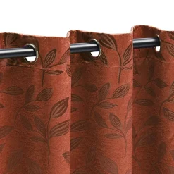 Superior Set Of 2 Leaves Blackout Window Curtain Panels -Greenland Home Fashions Shop 5615878 ALT