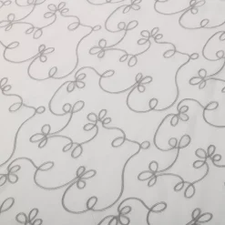 Superior Embroidered Set Of 2 Scroll Sheer Grommet Window Curtain Panels -Greenland Home Fashions Shop 5615915 ALT3