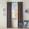 Superior Senna Insulated Thermal Blackout Set Of 2 Grommet Window Curtain Panels -Greenland Home Fashions Shop 5615927 Charcoal