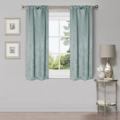 Superior Waverly 2-Pack Insulated Thermal Blackout Grommet Window Curtain Set -Greenland Home Fashions Shop 5616888 ALT6