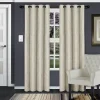 Superior Waverly 2-Pack Insulated Thermal Blackout Grommet Window Curtain Set -Greenland Home Fashions Shop 5616888 Silver