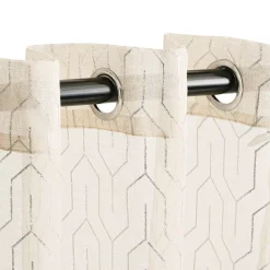 Superior Dalisto Rope Set Of 2 Textured Sheer Window Curtain Panels 9 Superior Dalisto Rope Set Of 2 Textured Sheer Window Curtain Panels -Greenland Home Fashions Shop 5622268 ALT4