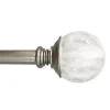 Popular Bath 2-piece Modern Marble Window Curtain Rod 2 Popular Bath 2-piece Modern Marble Window Curtain Rod -Greenland Home Fashions Shop 5623998