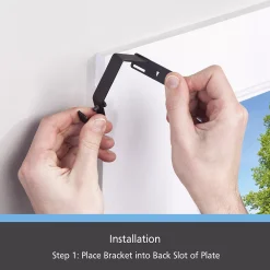 Kenney® Fast Fit™ 5/8" No Measure Curtain Rod Brackets 2-pack Set -Greenland Home Fashions Shop 5639573 ALT2