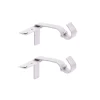 Kenney® Fast Fit™ 5/8" No Measure Curtain Rod Brackets 2-pack Set 2 Kenney® Fast Fit™ 5/8" No Measure Curtain Rod Brackets 2-pack Set -Greenland Home Fashions Shop 5639573 Brushed Nickel