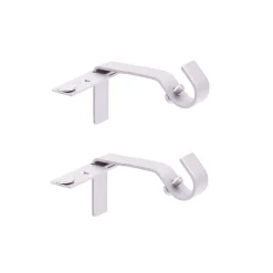 Kenney® Fast Fit™ 5/8" No Measure Curtain Rod Brackets 2-pack Set