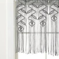 Lush Décor Lush Decor Boho Macrame Leaf Valance -Greenland Home Fashions Shop 5653745 ALT4