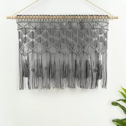 Lush Décor Lush Decor Boho Macrame Tassel Valance -Greenland Home Fashions Shop 5653747 ALT