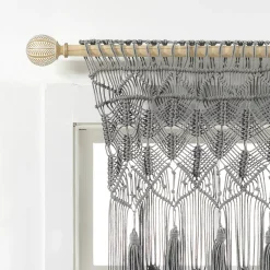 Lush Décor Lush Decor Boho Macrame Tassel Valance -Greenland Home Fashions Shop 5653747 ALT2