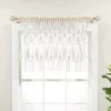 Lush Décor Lush Decor Boho Macrame Tassel Valance 2 Lush Décor Lush Decor Boho Macrame Tassel Valance -Greenland Home Fashions Shop 5653747 White