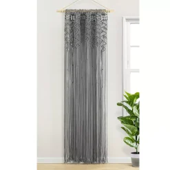 Lush Décor Lush Decor Boho Macrame Leaf Window Curtain Panel -Greenland Home Fashions Shop 5653753 ALT