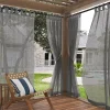 No. 918 Amina Outdoor Sheer Curtain 2 No. 918 Amina Outdoor Sheer Curtain -Greenland Home Fashions Shop 5654013 Gray