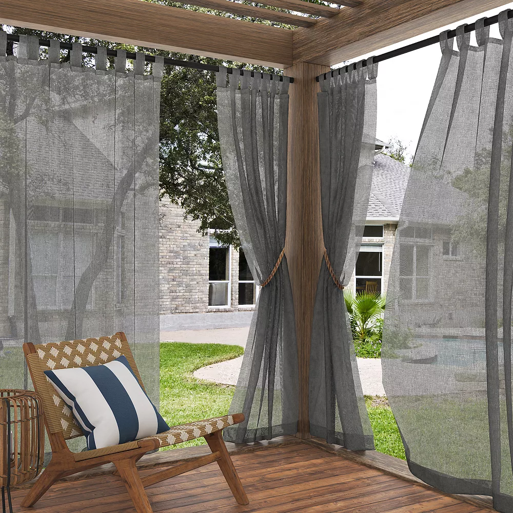 No. 918 Amina Outdoor Sheer Curtain 3 No. 918 Amina Outdoor Sheer Curtain
