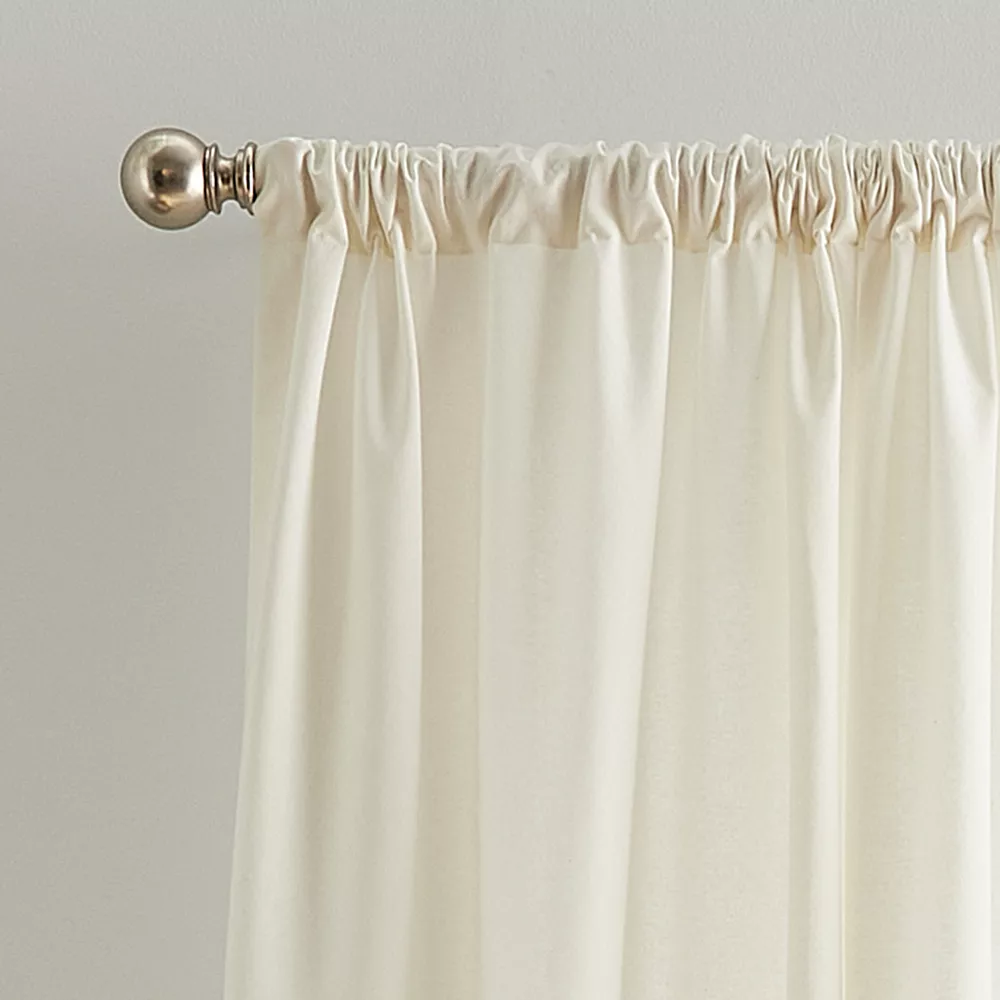 Dream Factory Rainbow Tufted Stripe Set Of 2 Window Curtain Panels 4 Dream Factory Rainbow Tufted Stripe Set Of 2 Window Curtain Panels - Image 2