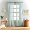 Dream Factory Audrey Set Of 2 Window Curtain Panels -Greenland Home Fashions Shop 5667833 Aqua