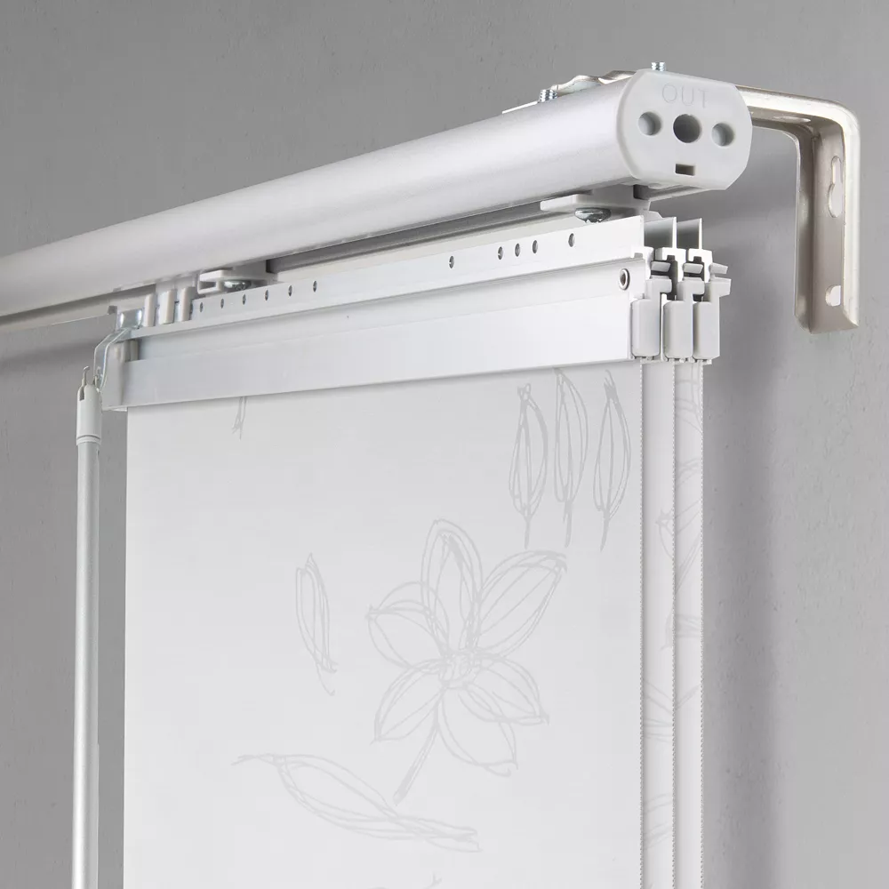 Rod Desyne Lotus 3-Panel Single Rail Panel Track Room Extendable Divider 7 Rod Desyne Lotus 3-Panel Single Rail Panel Track Room Extendable Divider - Image 5