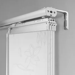 Rod Desyne Lotus 4-Panel Single Rail Panel Track Room Extendable Divider 12 Rod Desyne Lotus 4-Panel Single Rail Panel Track Room Extendable Divider -Greenland Home Fashions Shop 5674287 ALT5