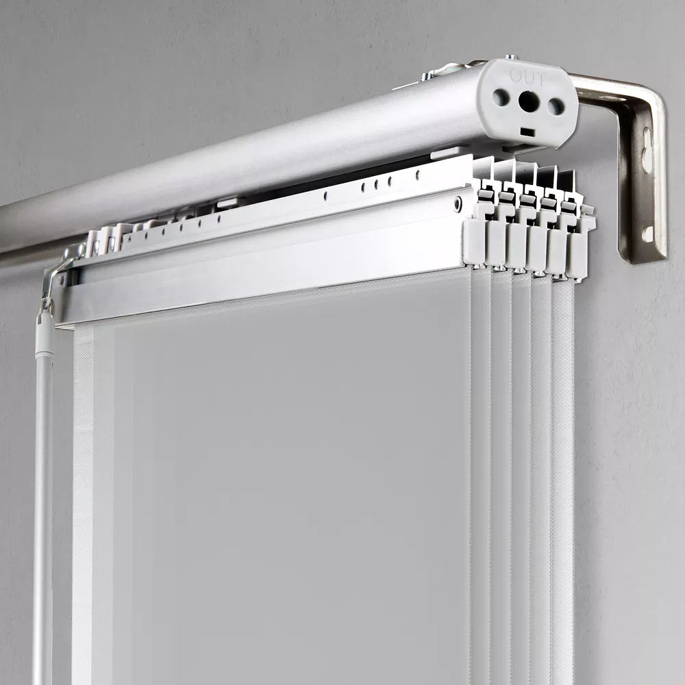 Rod Desyne Winter 6-Panel Single Rail Panel Track Room Extendable Divider 7 Rod Desyne Winter 6-Panel Single Rail Panel Track Room Extendable Divider - Image 5