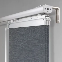 Rod Desyne Charcoal Camo 3-Panel Single Rail Panel Track Room Extendable Divider 12 Rod Desyne Charcoal Camo 3-Panel Single Rail Panel Track Room Extendable Divider -Greenland Home Fashions Shop 5674310 ALT5