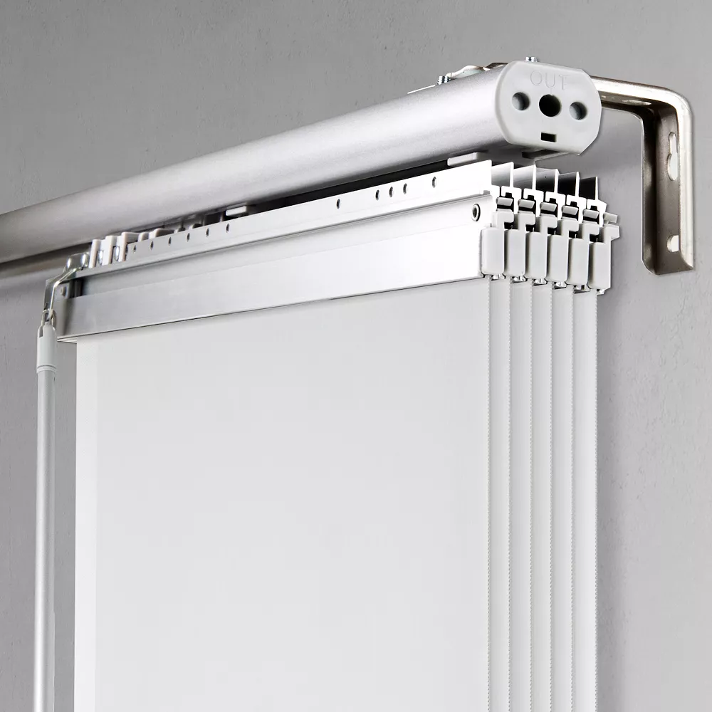 Rod Desyne Embroidered Chiffon 6-Panel Single Rail Panel Track Room Extendable Divider 7 Rod Desyne Embroidered Chiffon 6-Panel Single Rail Panel Track Room Extendable Divider - Image 5