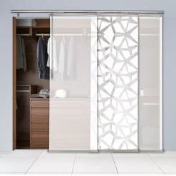 Rod Desyne 3-Panel Single Rail Panel Track Room Extendable Divider