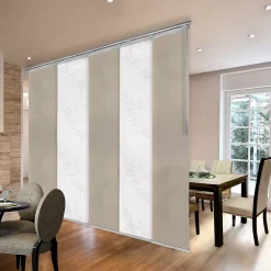 Rod Desyne 5-Panel Single Rail Panel Track Room Extendable Divider